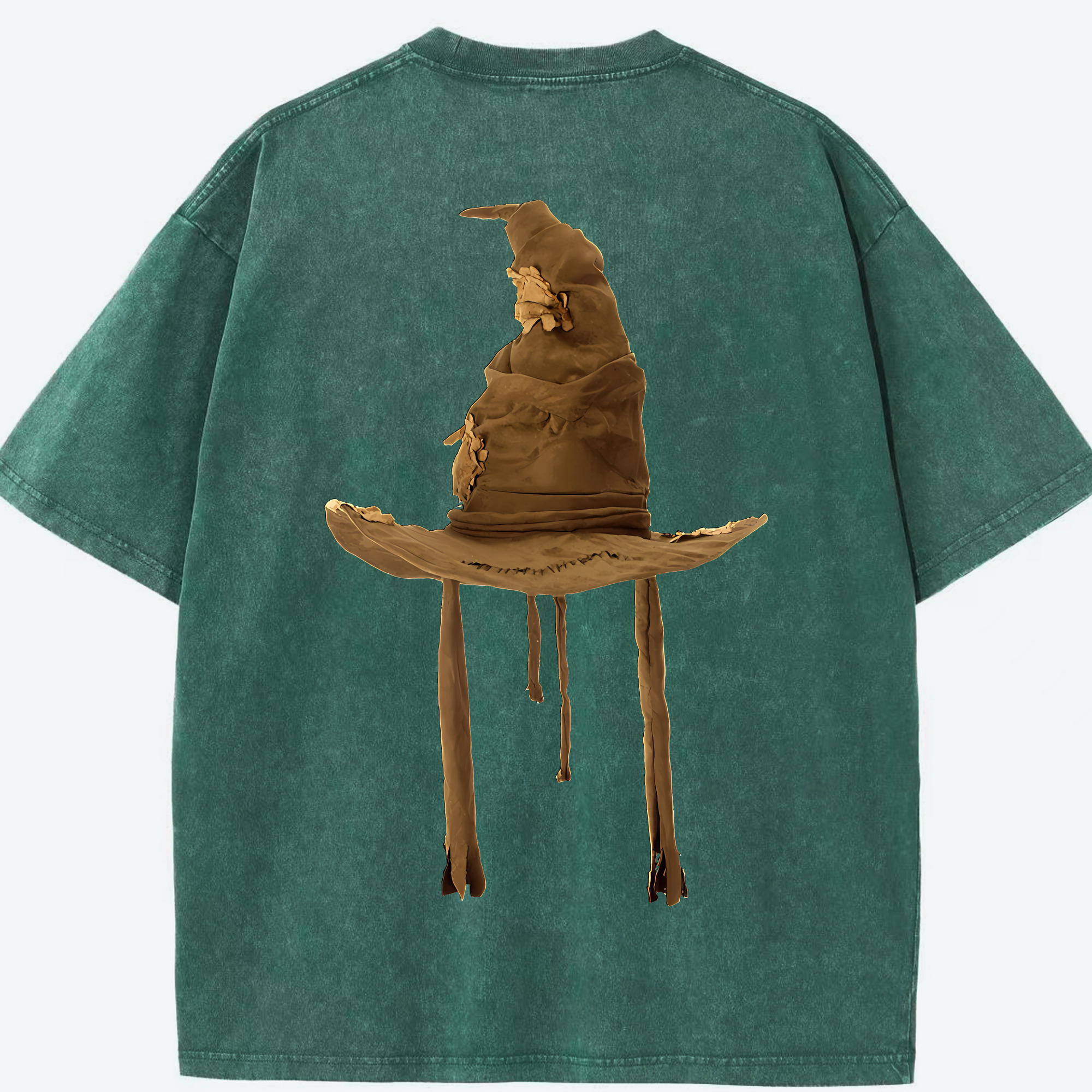 （画像用） Harry Potter ハリー・ポッターシリーズ 綿100% ヴィンテージ風 半袖Tシャツ（背面プリント）